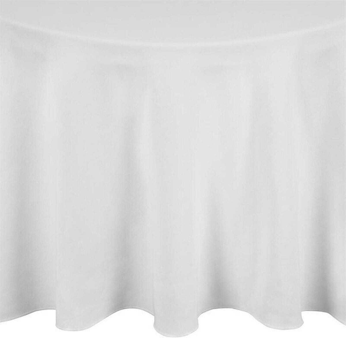   OcCASions Rond Tafelkleed Wit -   GW440