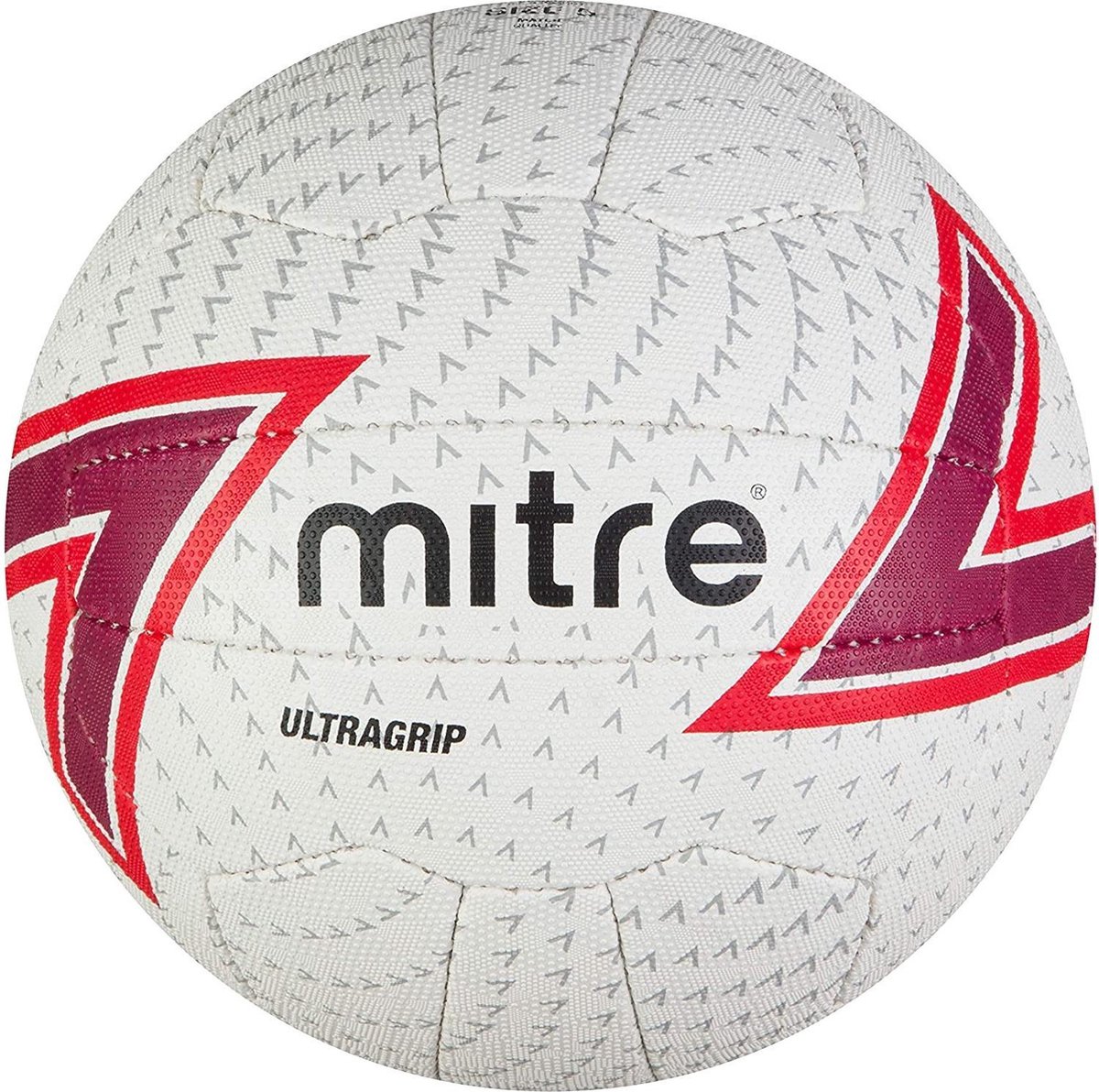   Netbal Ultragrip Rubber Wit/paars/rood Maat 4