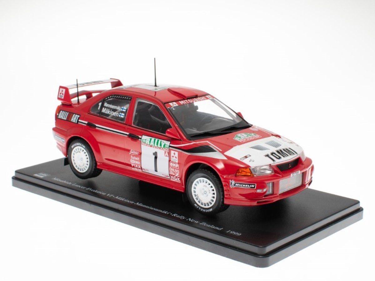 Mitsubishi Lancer Evolution VI - Makinen - Mannisenmaki - Rally New Zeland 1999 - Rally Cars 1:24 scale