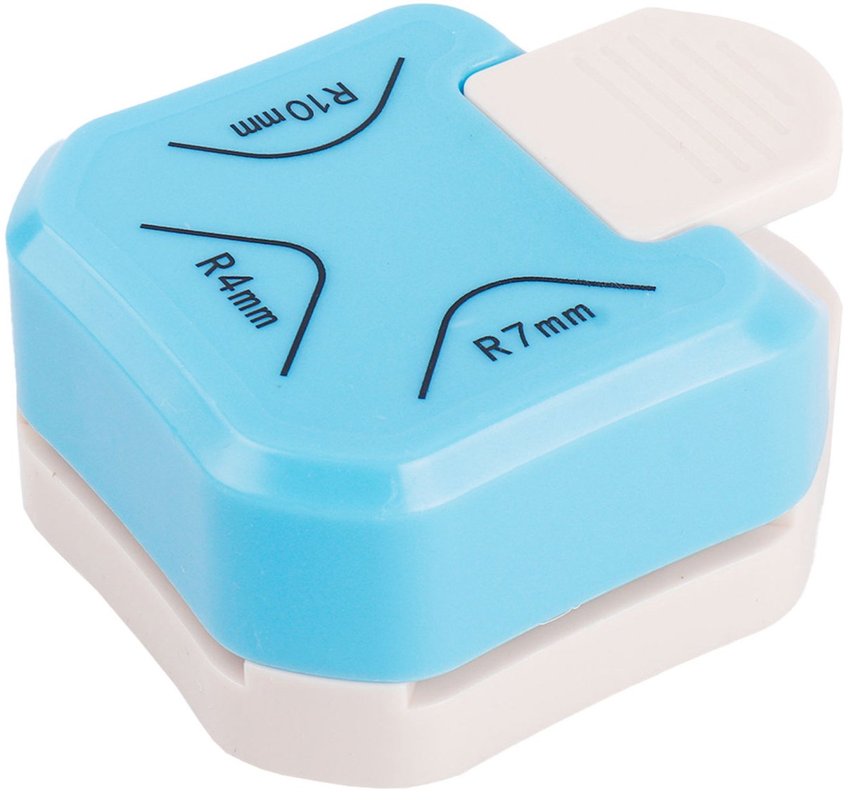   - 3-In-1 Hoekafsnijder - Rondhoek, Vlakke Hoek & Decoratieve Hoek - Voor visitekaarten, felicitatiekaarten & fotos - 9 Snijeffecten