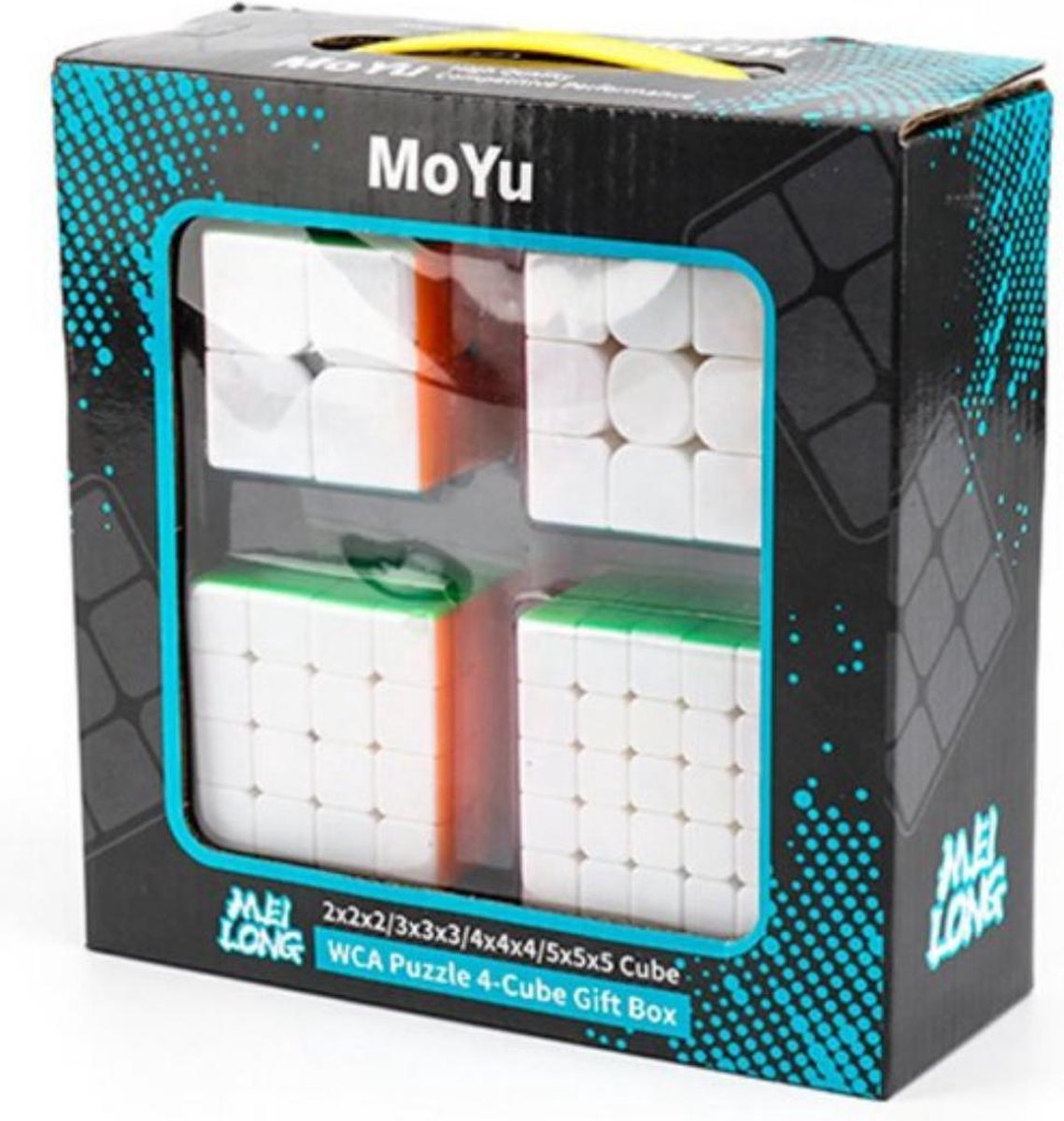 4 in 1 Voordeelpakket - MoYu Cube - Rubiks Cube - Breinbreker 2x2, 3x3, 4x4, 5x5 - Rubiks Cube