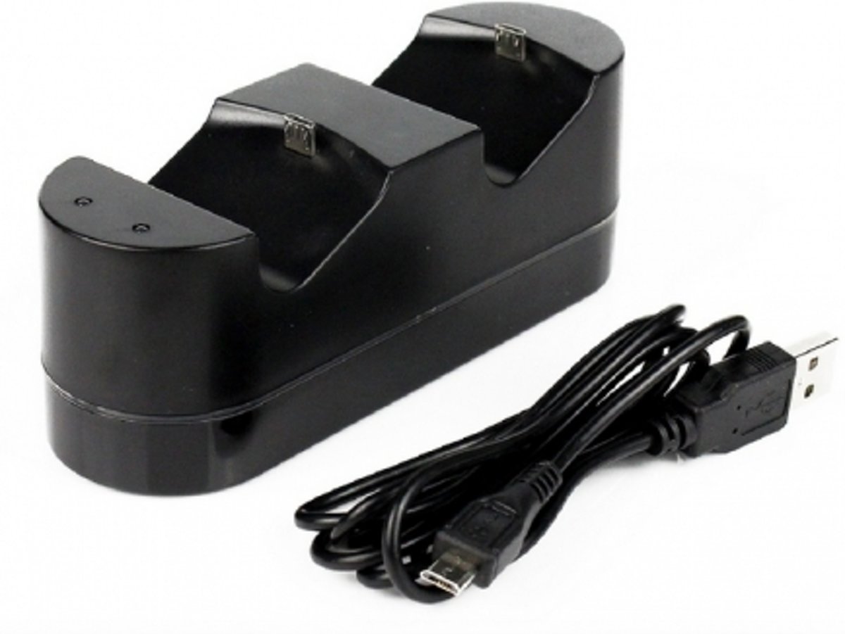 MobielCo PS4 Docking Station voor Playstation 4 / Oplaad-dock voor controllers + Micro-USB kabel