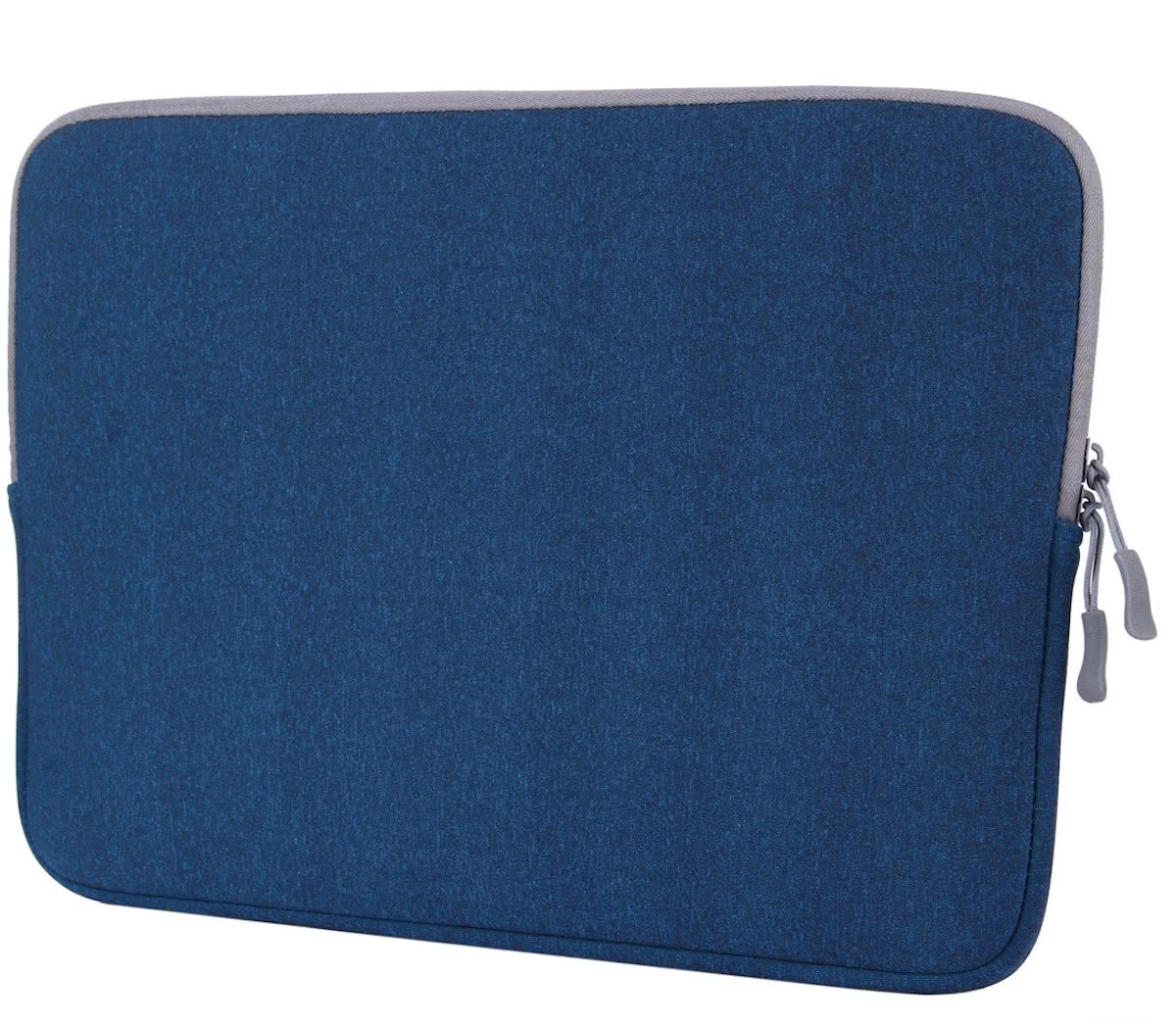 Mobigear Effen Laptop Sleeve 13 inch MacBook 12 inch / Air 11.6 inch Blauw