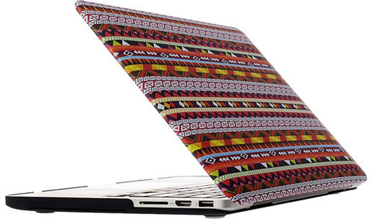 Mobigear Hard Case Frosted Aztec Tribal Tribe voor Apple MacBook Pro Retina 13 inch