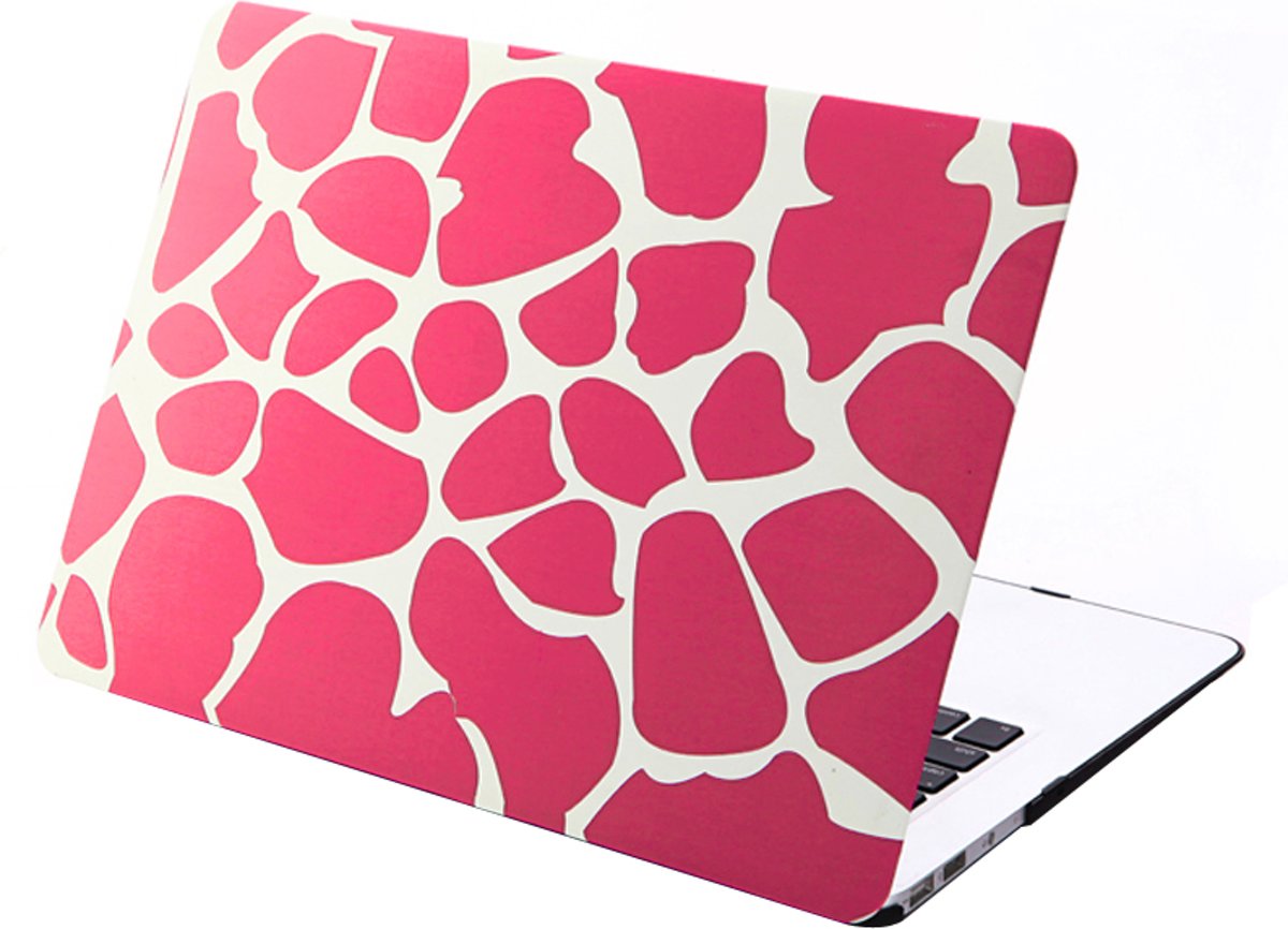 Mobigear Hard Case Giraffe Roze voor Apple MacBook Air 11 inch