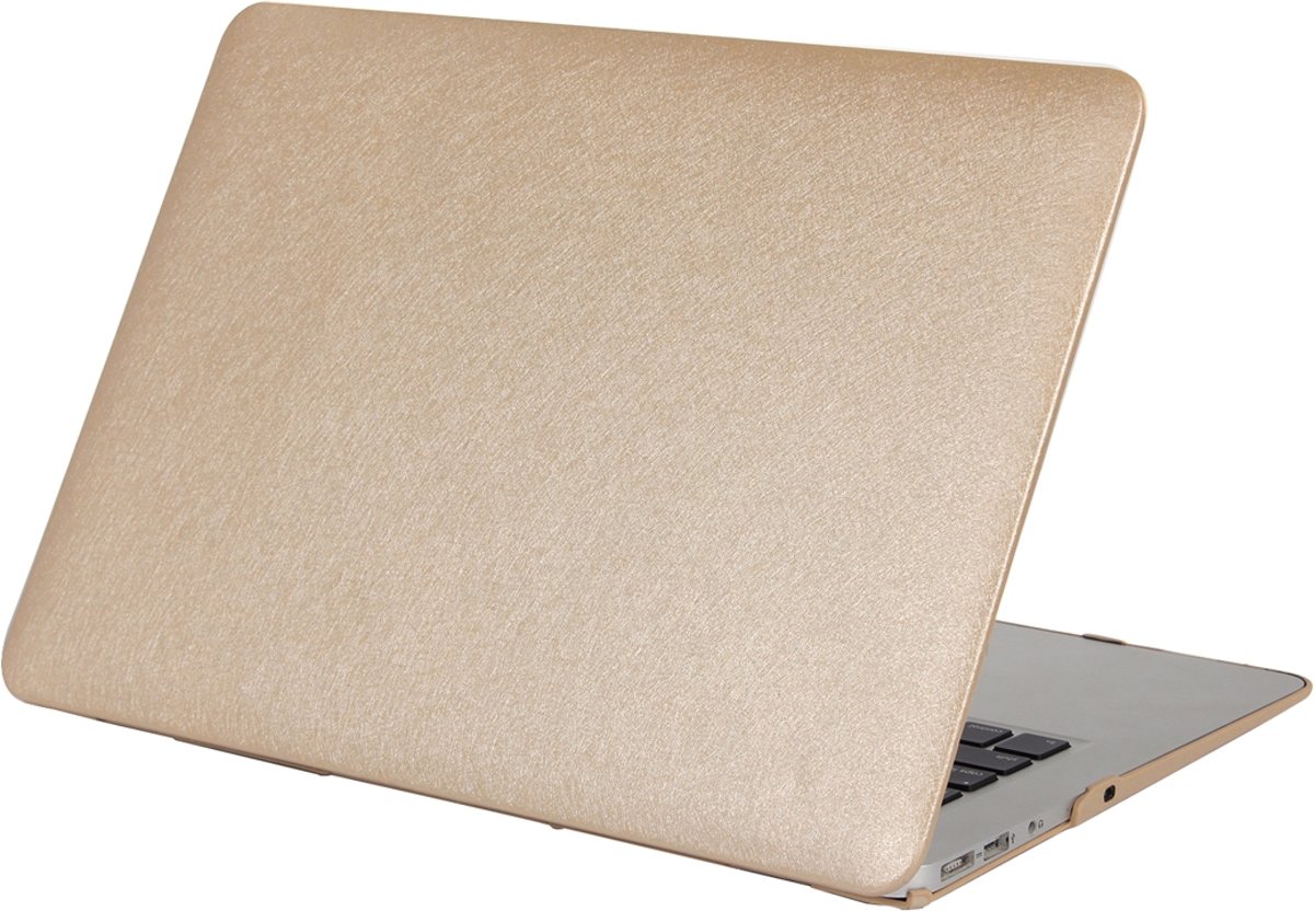 Mobigear Hard Case Silk Texture Goud voor Apple MacBook Pro 13 inch