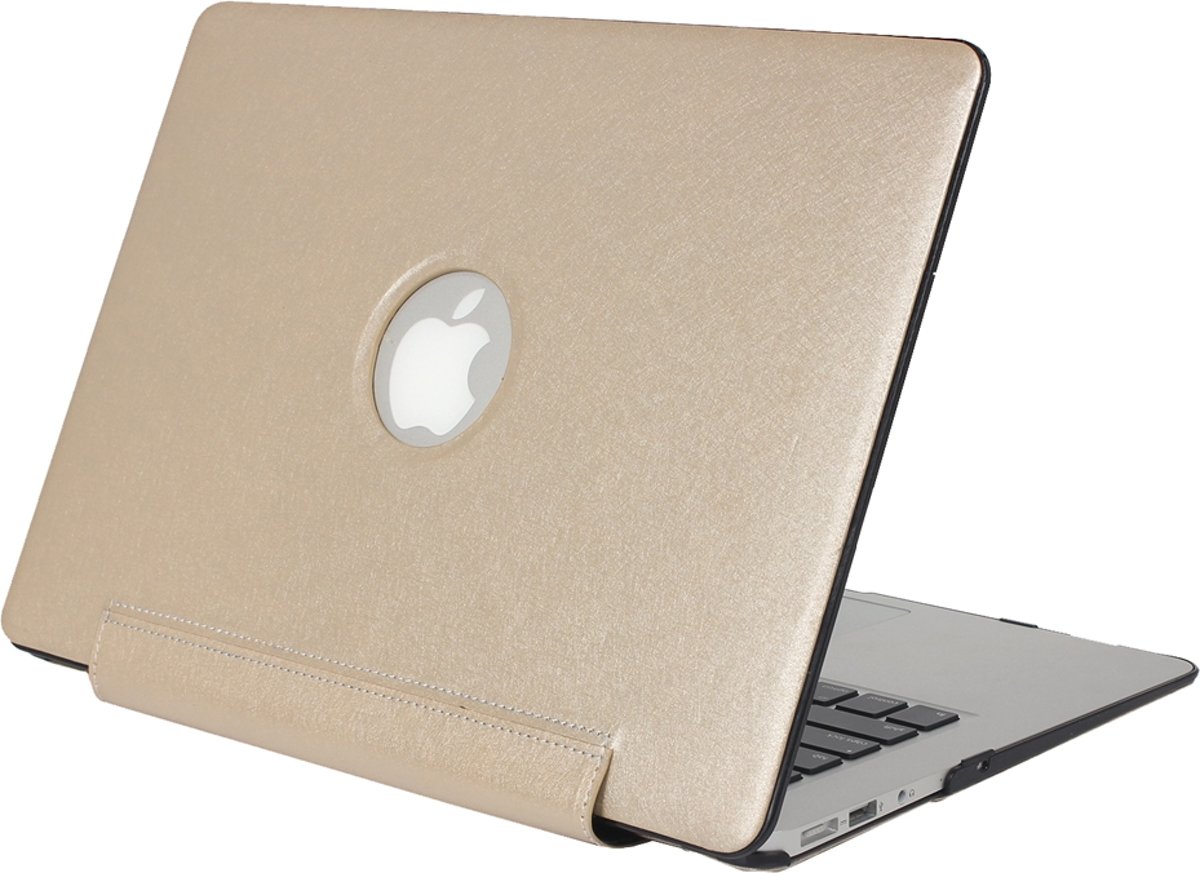 Mobigear Hard Case Silk Texture United Goud voor Apple MacBook Pro 13 inch Retina