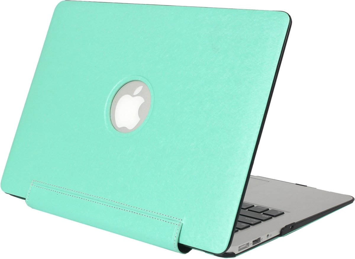 Mobigear Hard Case Silk Texture United Turquoise voor Apple MacBook 12 inch