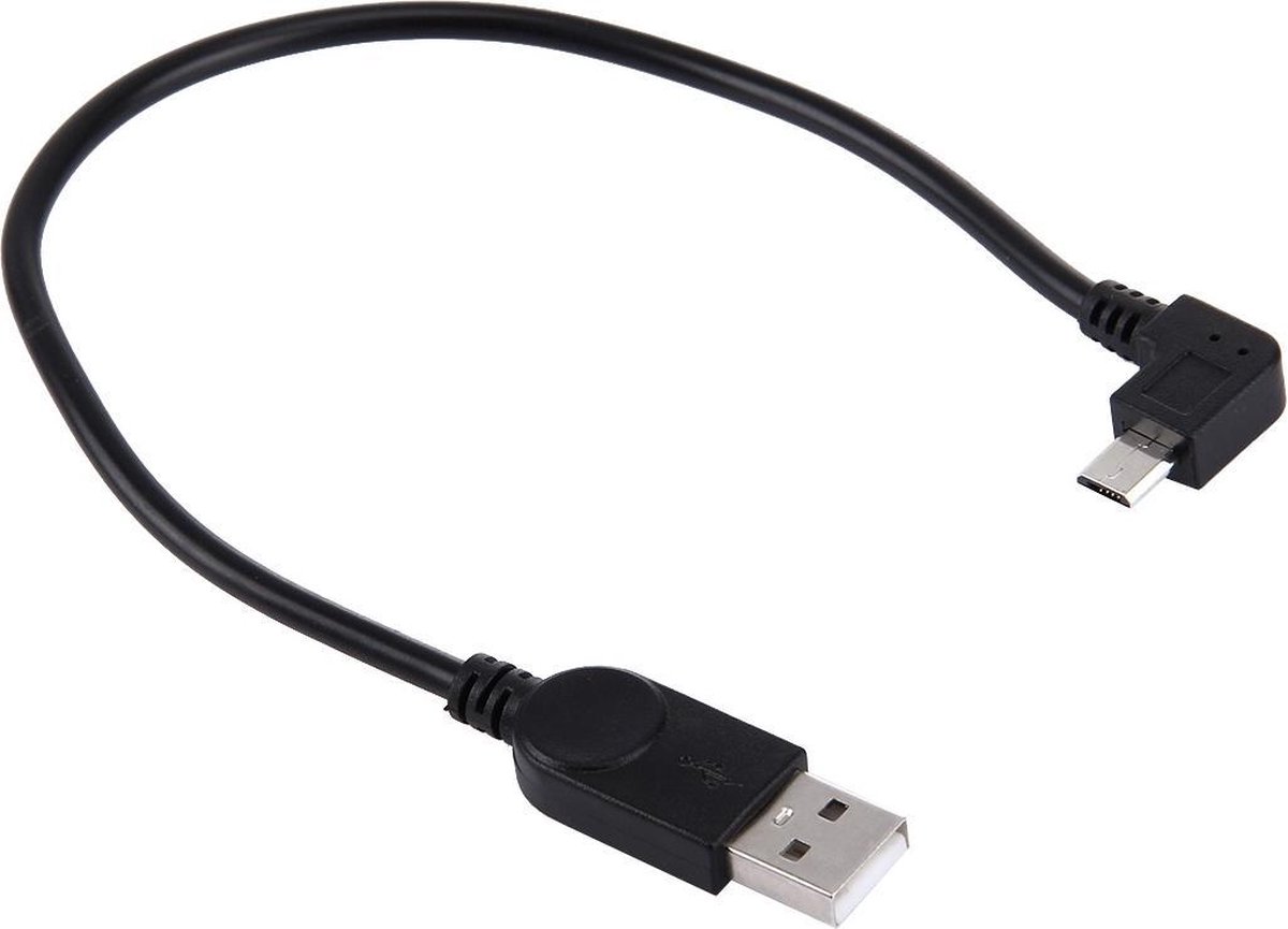 Mobigear Micro USB Kabel Gedraaide Stekker 28CM