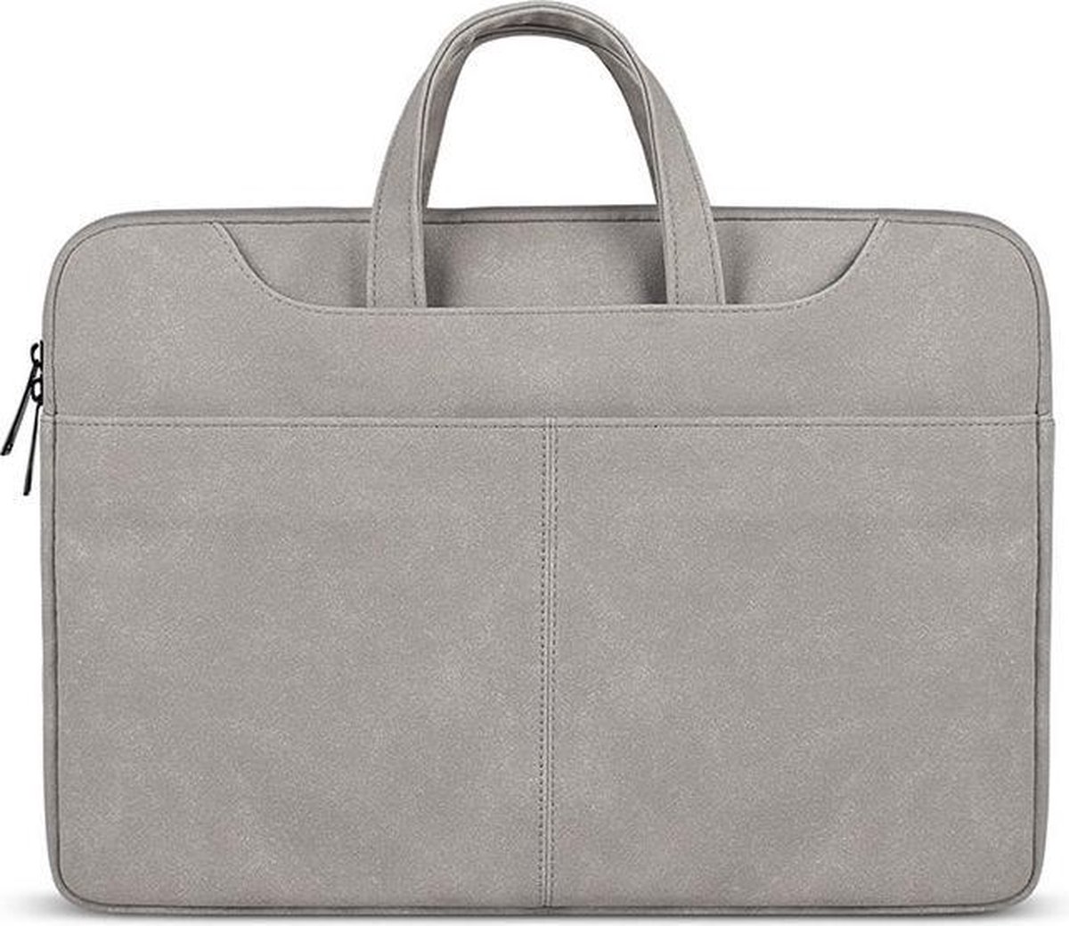 Mobigear Zand Leather Laptop Sleeve / Tas 15.6 inch Grijs