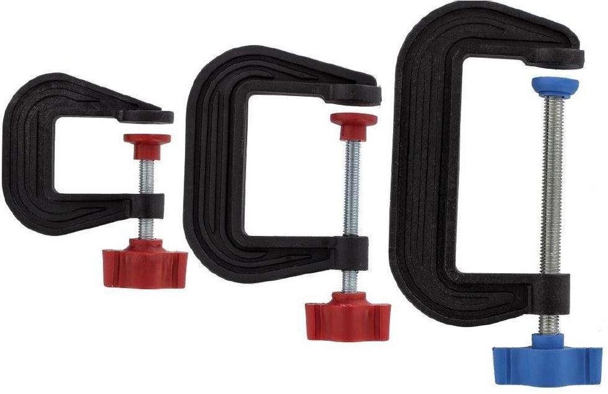 ModelCraft PCL3003 G Clamp Set - 25, 50 &75 mm Gereedschap