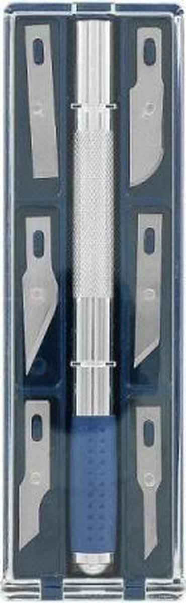 Soft Grip Craft Knife no.1 With 6 Blade Set