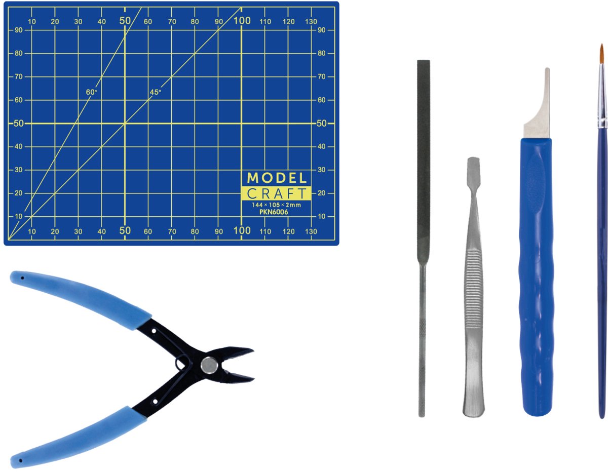     - PTK1006 Plastic modelbouw basis gereedschapset met Gereedschap