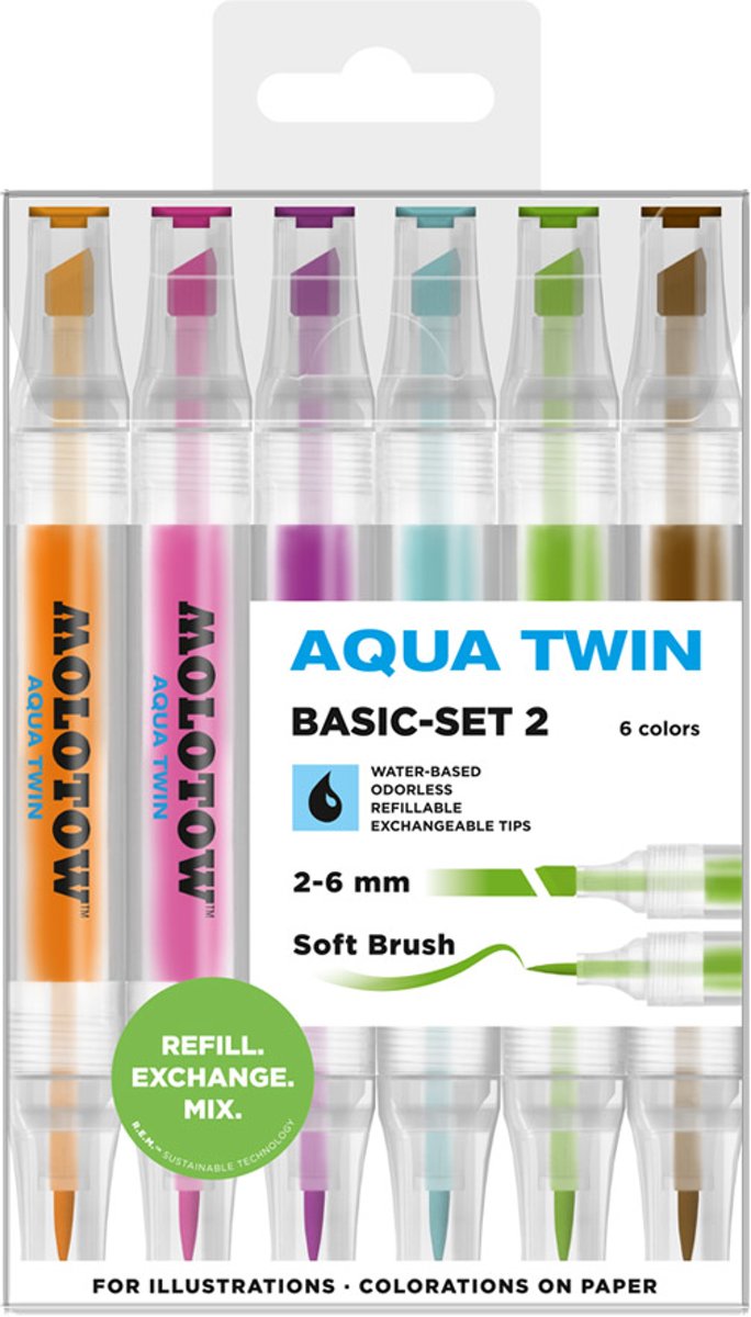 Molotow Aqua Twin Basic set-2