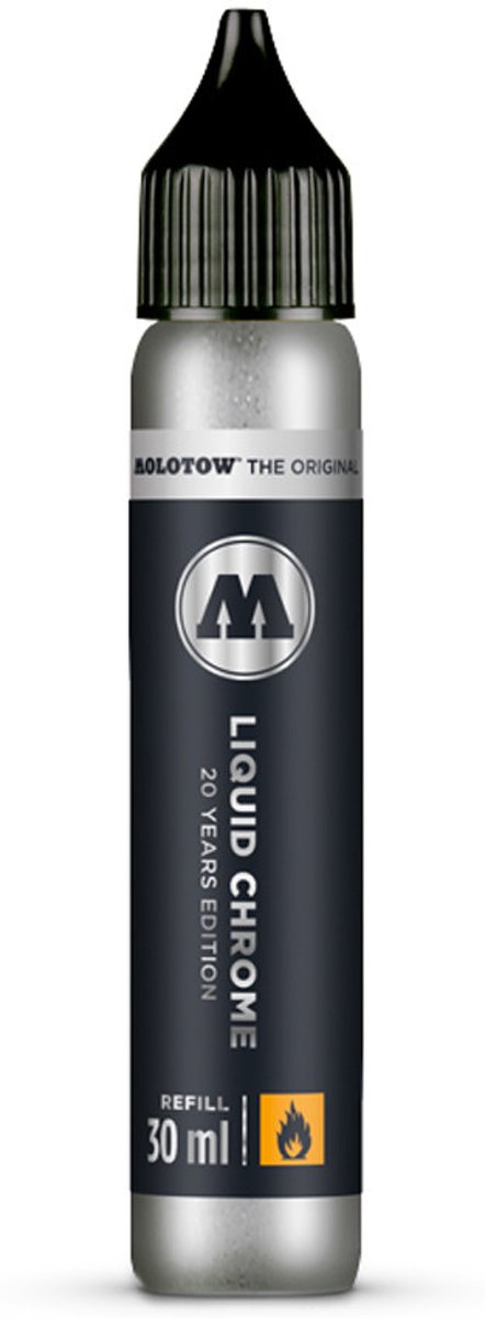 Molotow LIQUID CHROME™ 30ml navul inkt - Spiegeleffect inkt op alcoholbasis