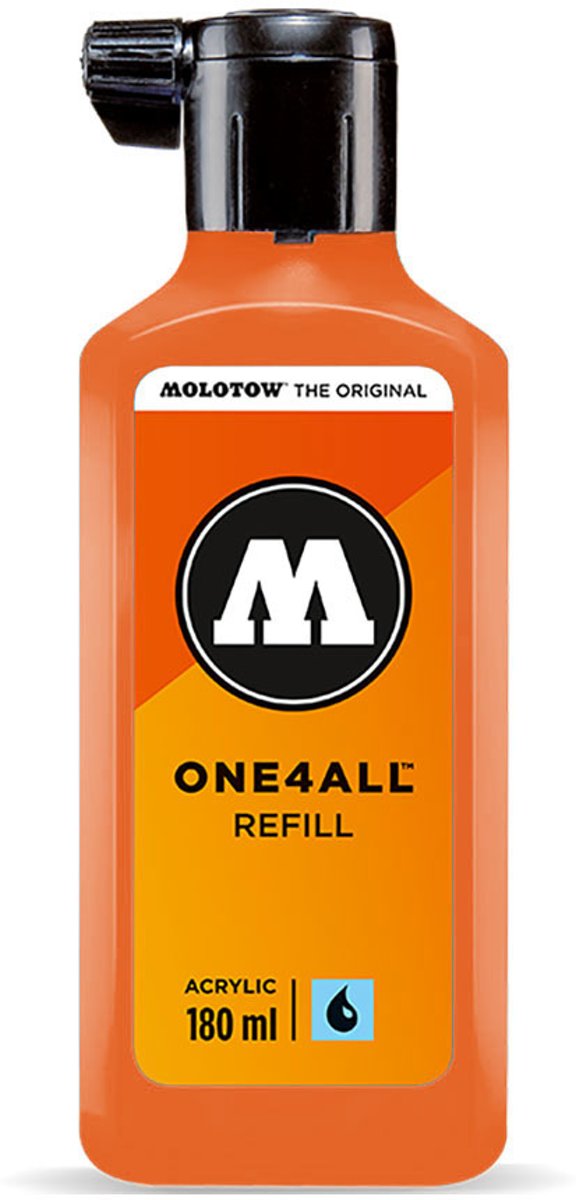   ONE4ALL™ - 180ml Oranje navul Inkt op acrylbasis