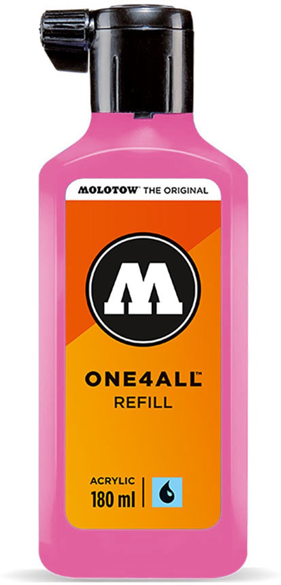 Molotow ONE4ALL™ - 180ml Roze navul Inkt op acrylbasis