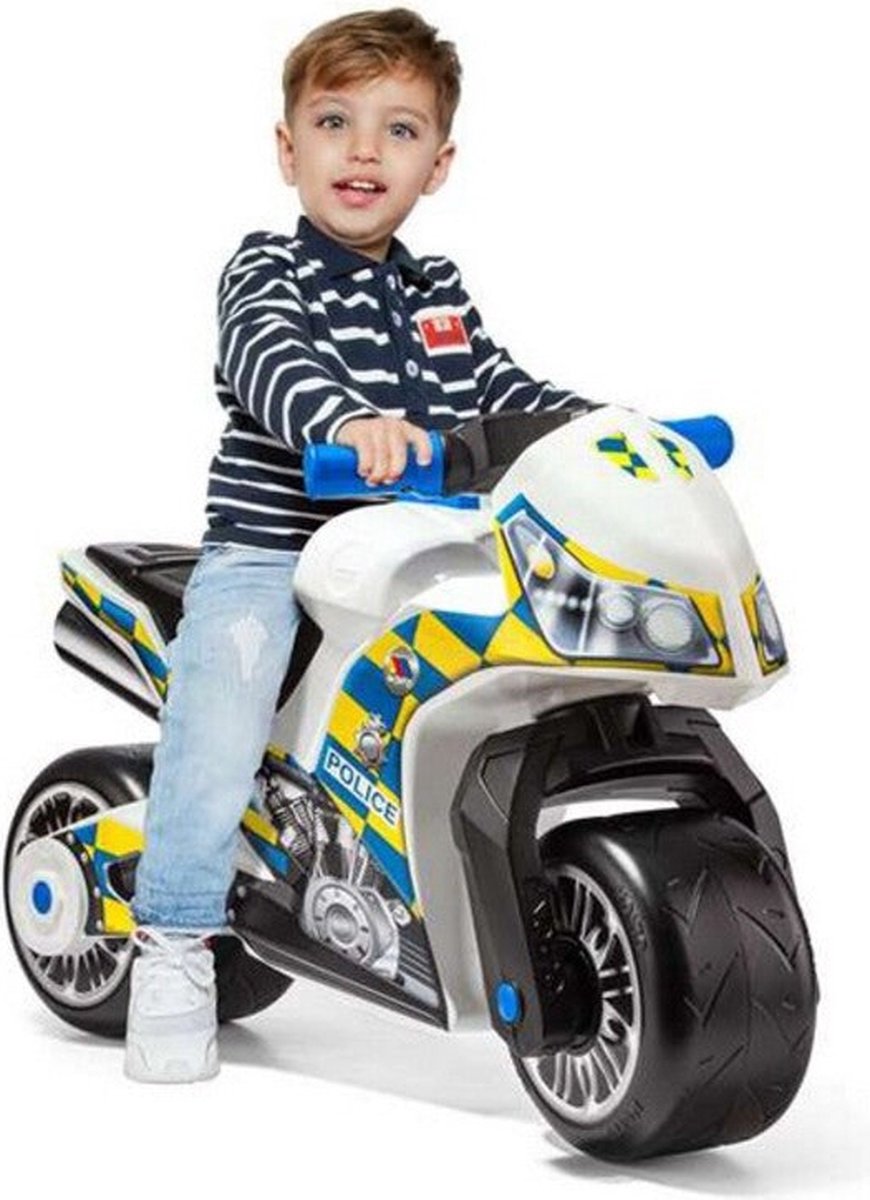 Driewieler Moltó Motorfiets Politie (73 cm)