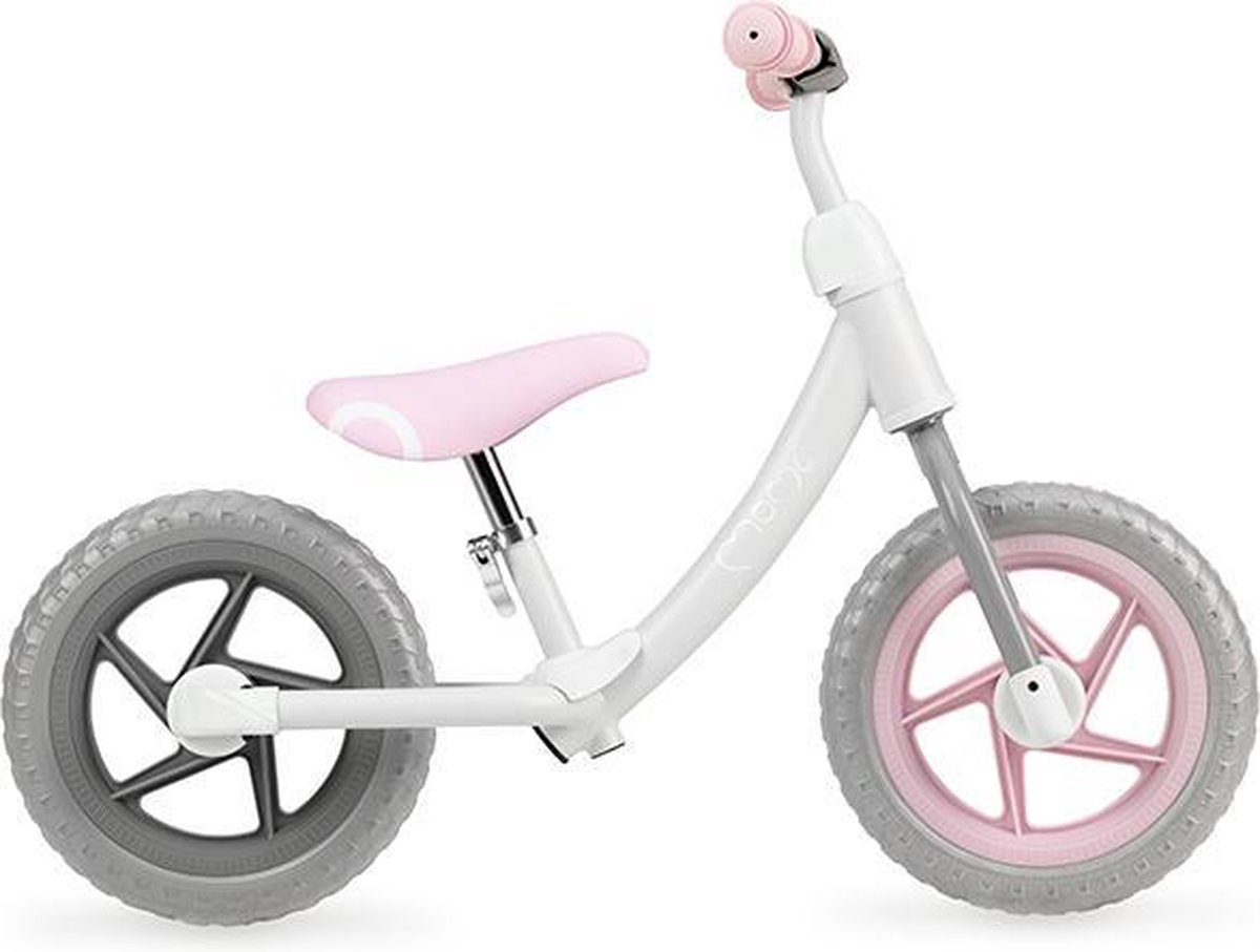 Momi Ross- loopfiets- grijs roze