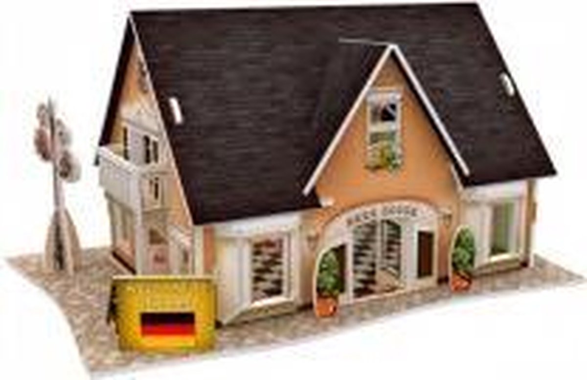 3D Puzzel Volwassenen - Puzzels - Hobby - Legpuzzel - Landen - Bier Huis in Duitsland