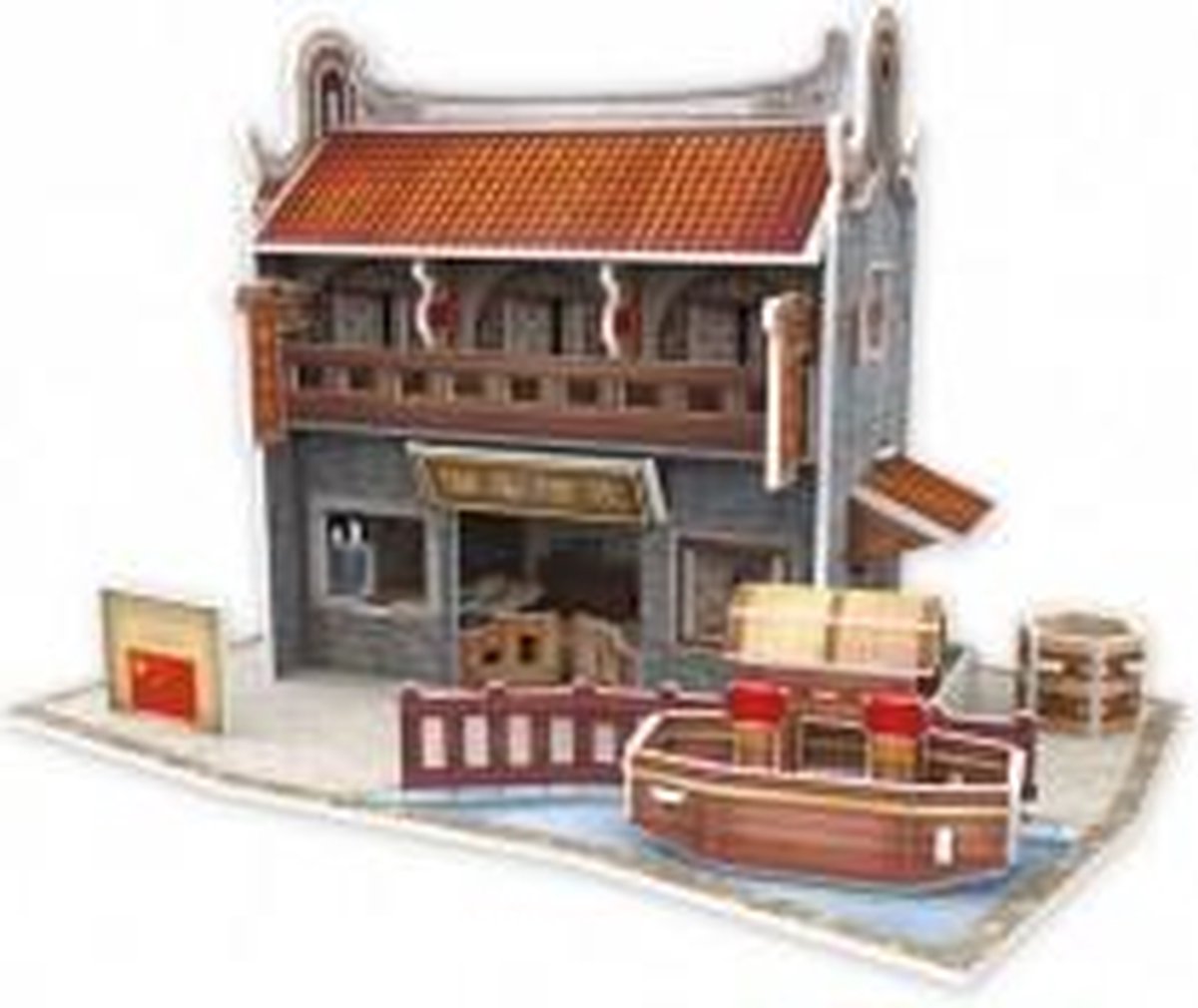 3D Puzzel Volwassenen - Puzzels - Hobby - Legpuzzel - Landen - Chinees Restaurant - 38 Stukjes