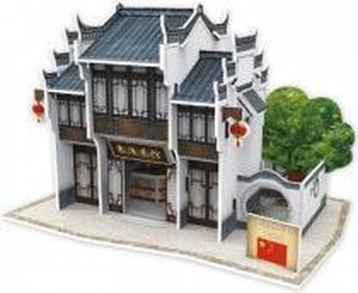 3D Puzzel Volwassenen - Puzzels - Hobby - Legpuzzel - Landen - Huis in China - 27 Stukjes