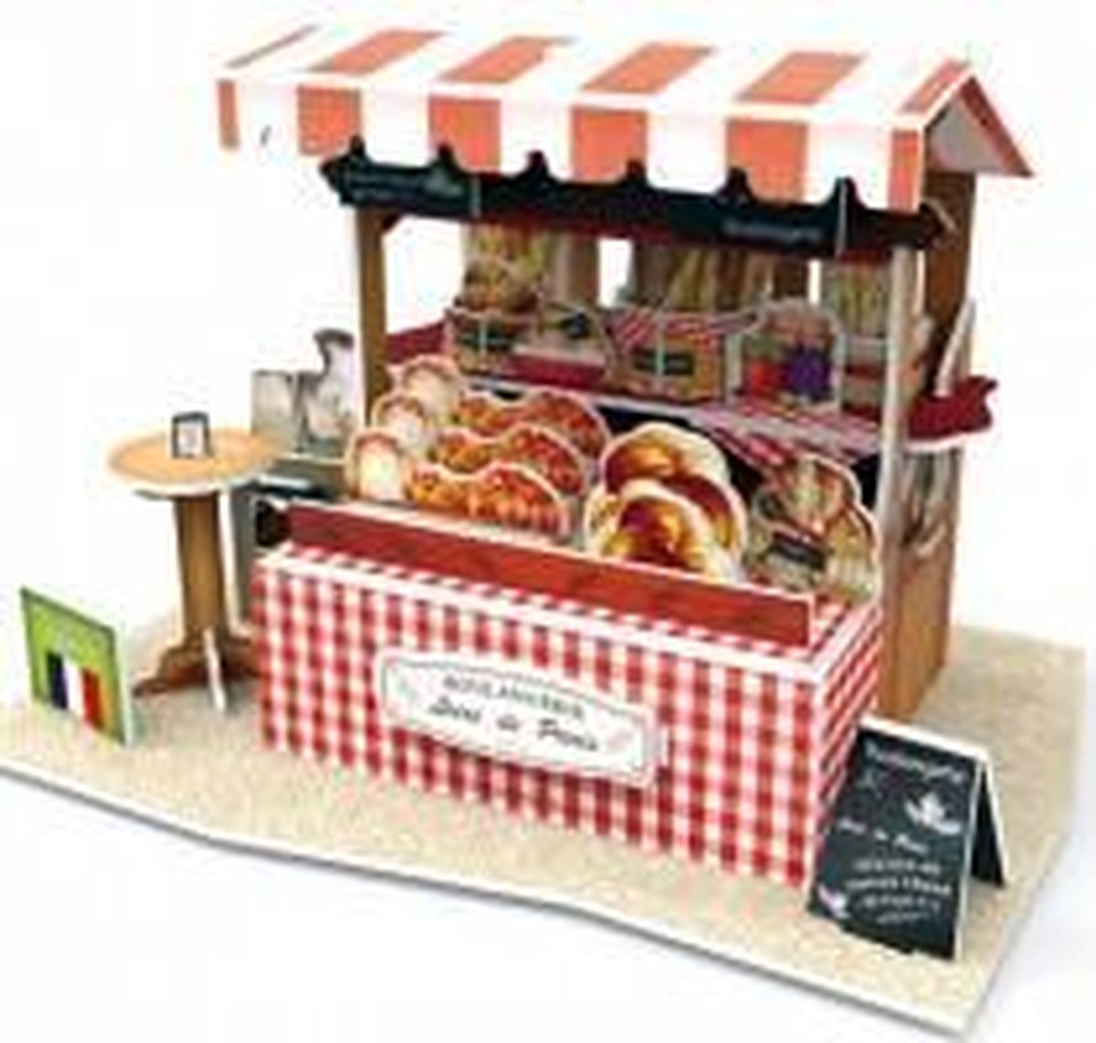 3D Puzzel Volwassenen - Puzzels - Hobby - Legpuzzel - Landen - Koffie en Wafels Kraampje - 32 Stukjes