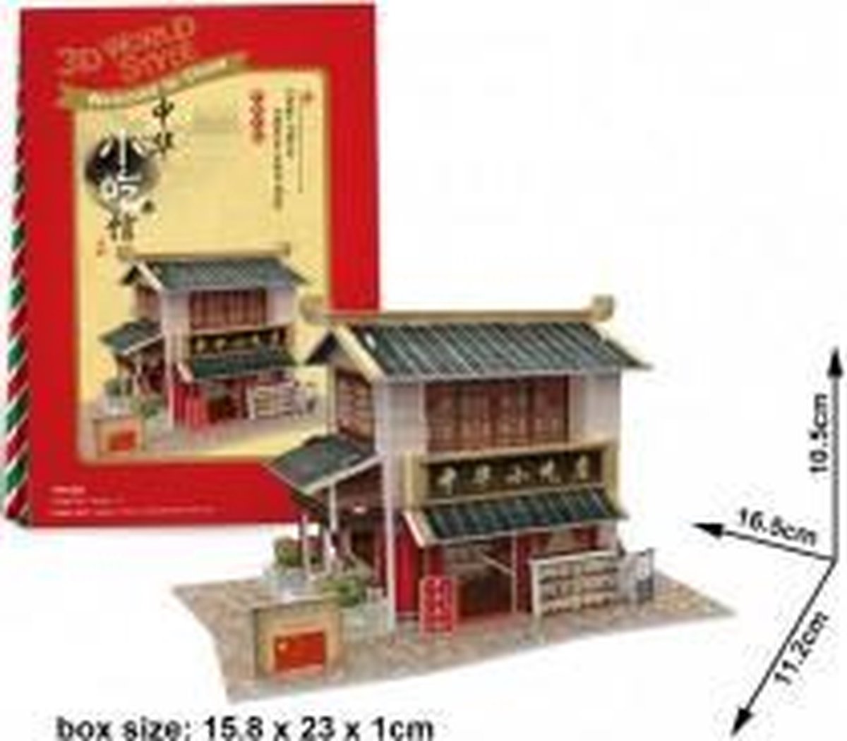 3D Puzzel Volwassenen - Puzzels - Hobby - Legpuzzel - Landen - Snack Shop in China - 30 Stukjes