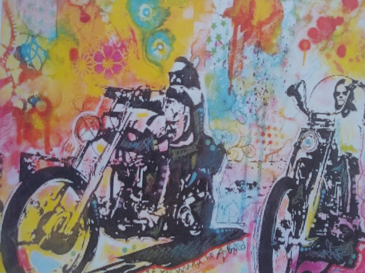 MONA LISA DIAMOND PAINTING  BIKERS