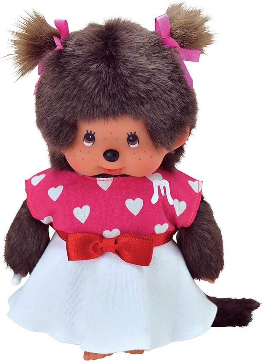 KLEDINGSET MONCHHICHI Fashion Witte rok met rood hempje