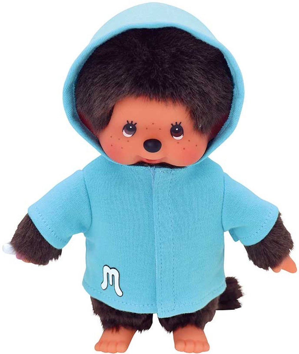 kLEDINGSET MONCHHICHI Fashion Blauwe Parka met capuchon