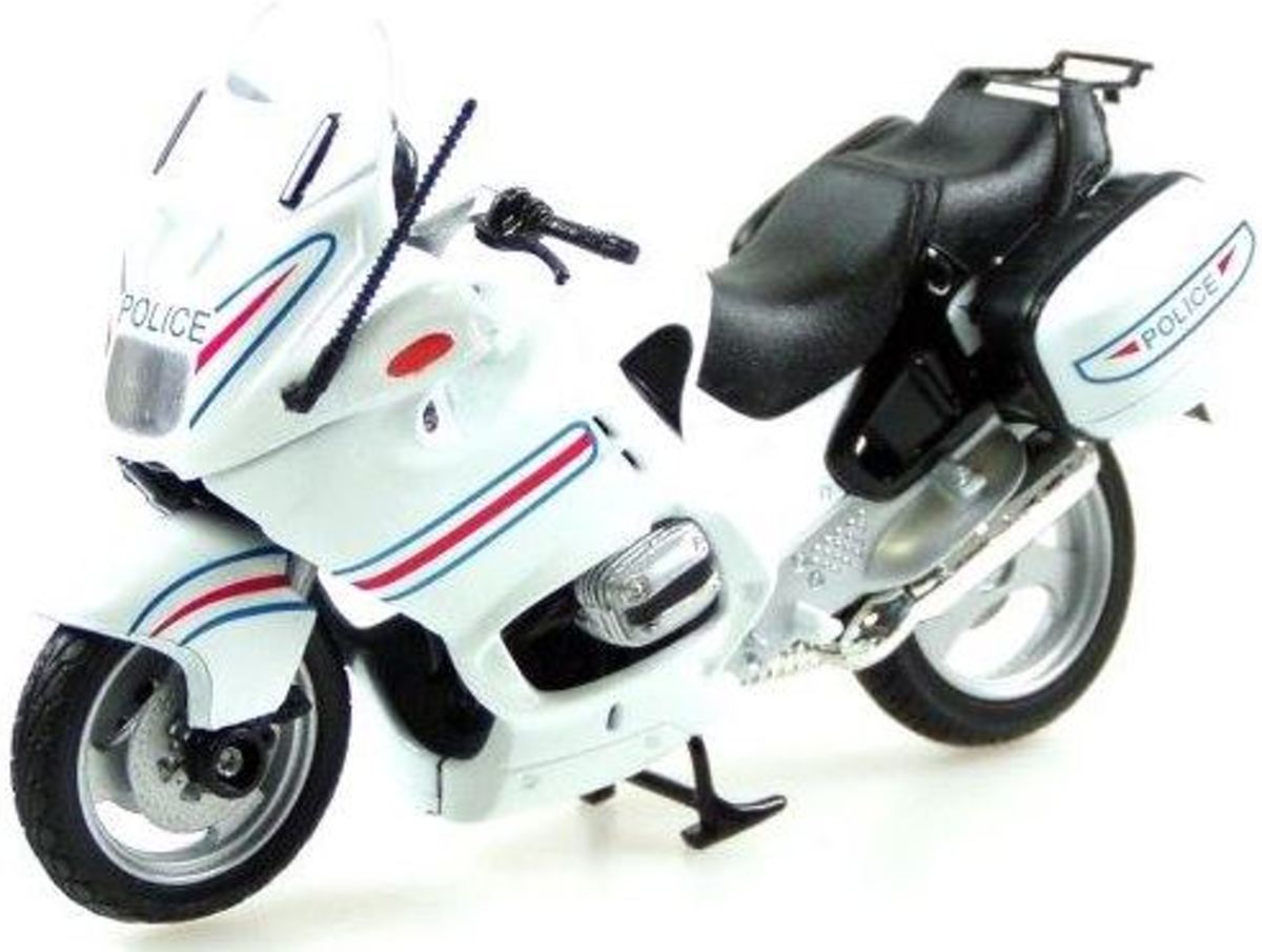 BMW R1100RT (Security Version) Police 1:18 Mondo Motors Wit 550098