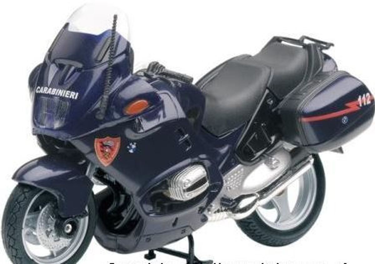 BMW R1100RT Carabinieri 1:18 Mondo Motors Blauw 550067