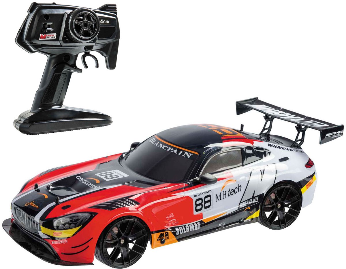   Motors RC Bestuurbare Auto - Mercedes AMG GT 3 Drift 22, Schaal 1:10