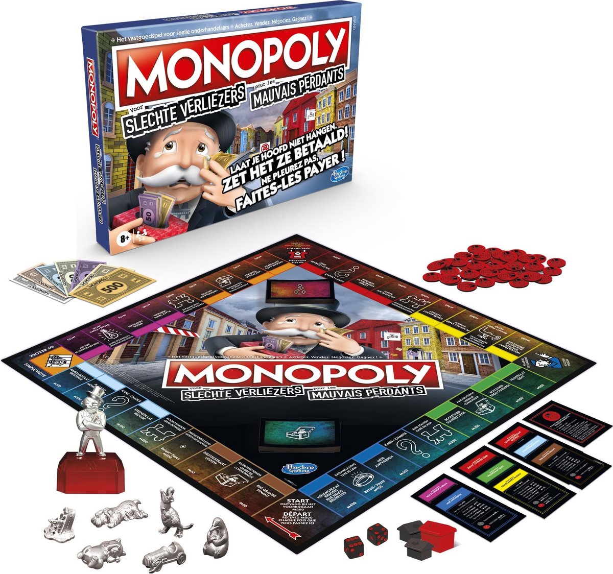 Monopoly Slechte Verliezers - Belgische Editie