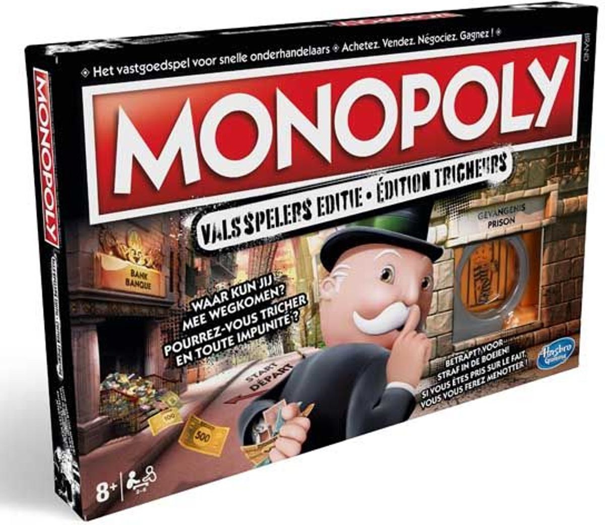 Monopoly Valsspelers Editie Belgische Variant- Bordspel