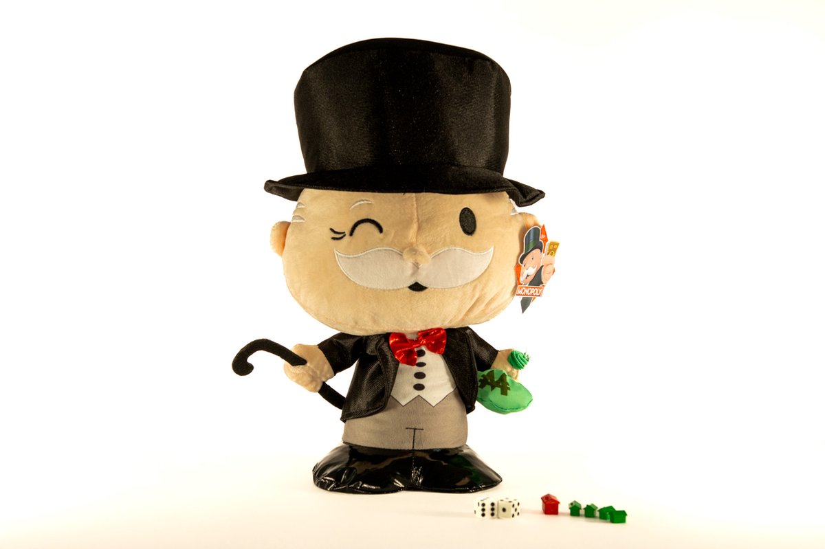 Mr. Monopoly knuffel - pluche - 40cm