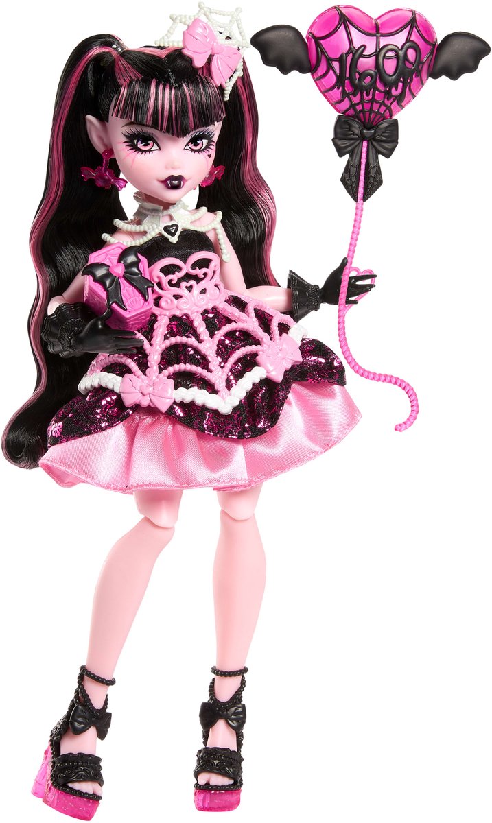 Monster High Griezelig Zoete Verjaardags-draculaura-pop Roze