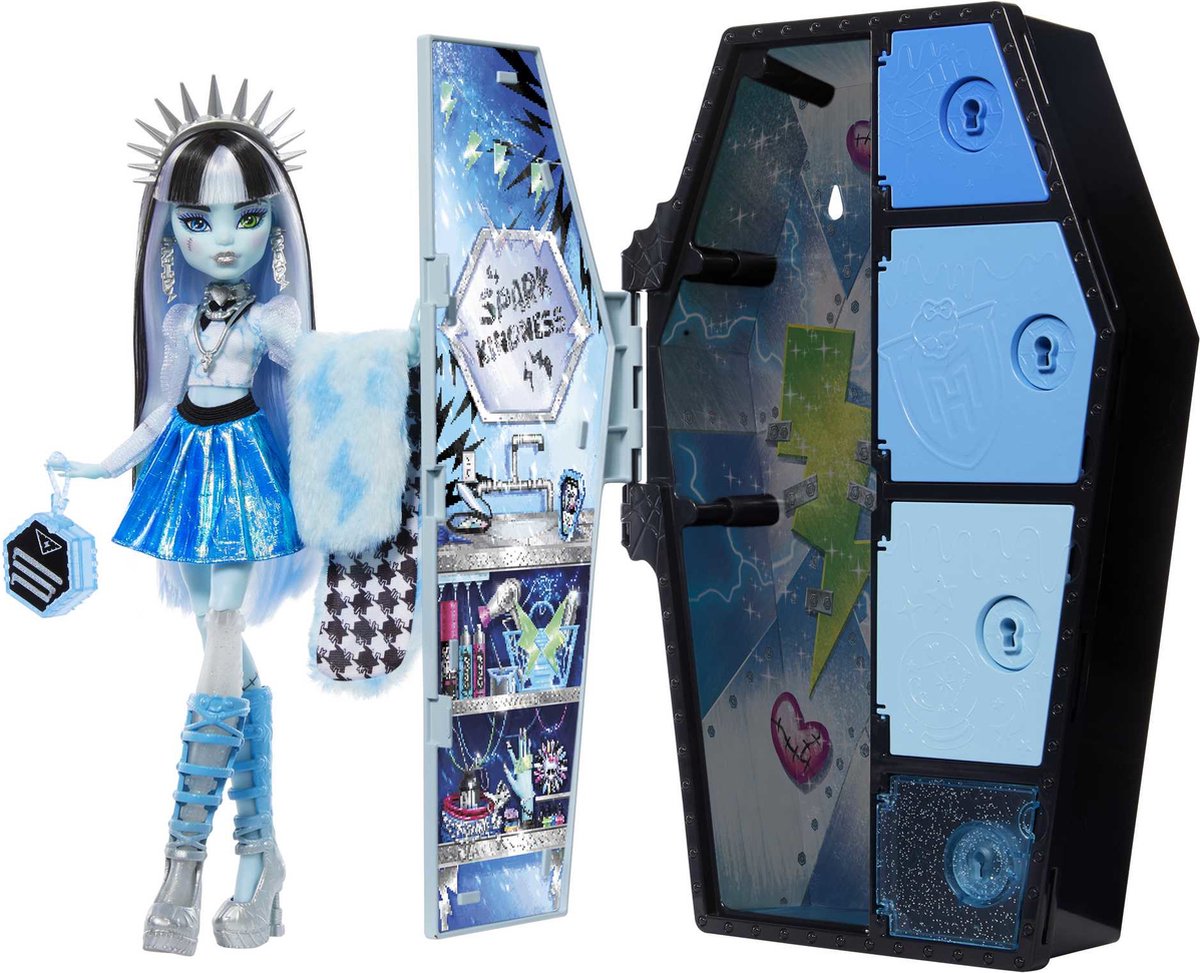 Monster High Skulltimate Secrets - Fearidescent Frankie Stein - Modepop