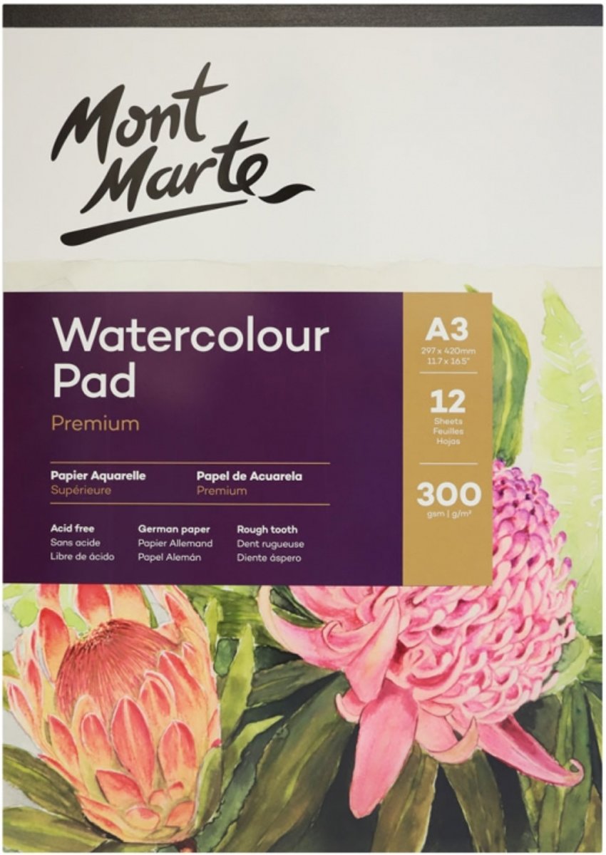   A3 waterverf papier 300 grams  - 12 vellen