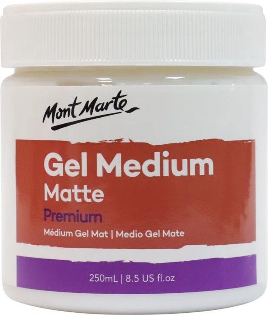  ® Premium Gel Medium Mat 250ml - glansafwerking schilderen