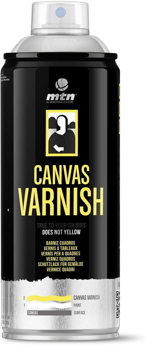 MTN Pro Canvas Vernis - Hoogglans 400ml - canvas, textiel, metaal, hout, glas etc.