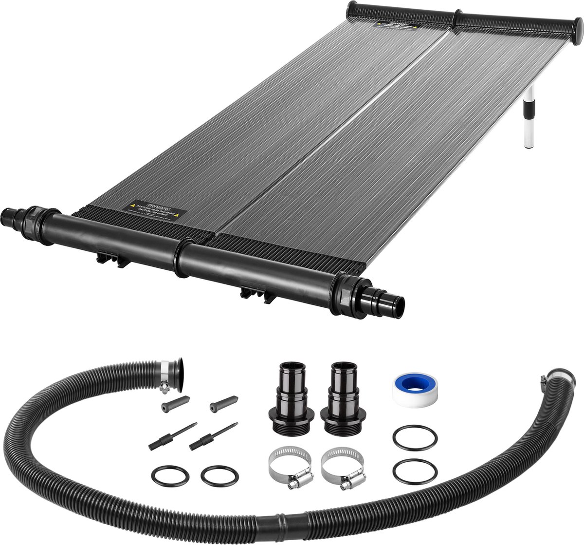 Monzana Solar-verwarming Zwembad Aansluitingen 38mm 116x66cm Zonnecollector