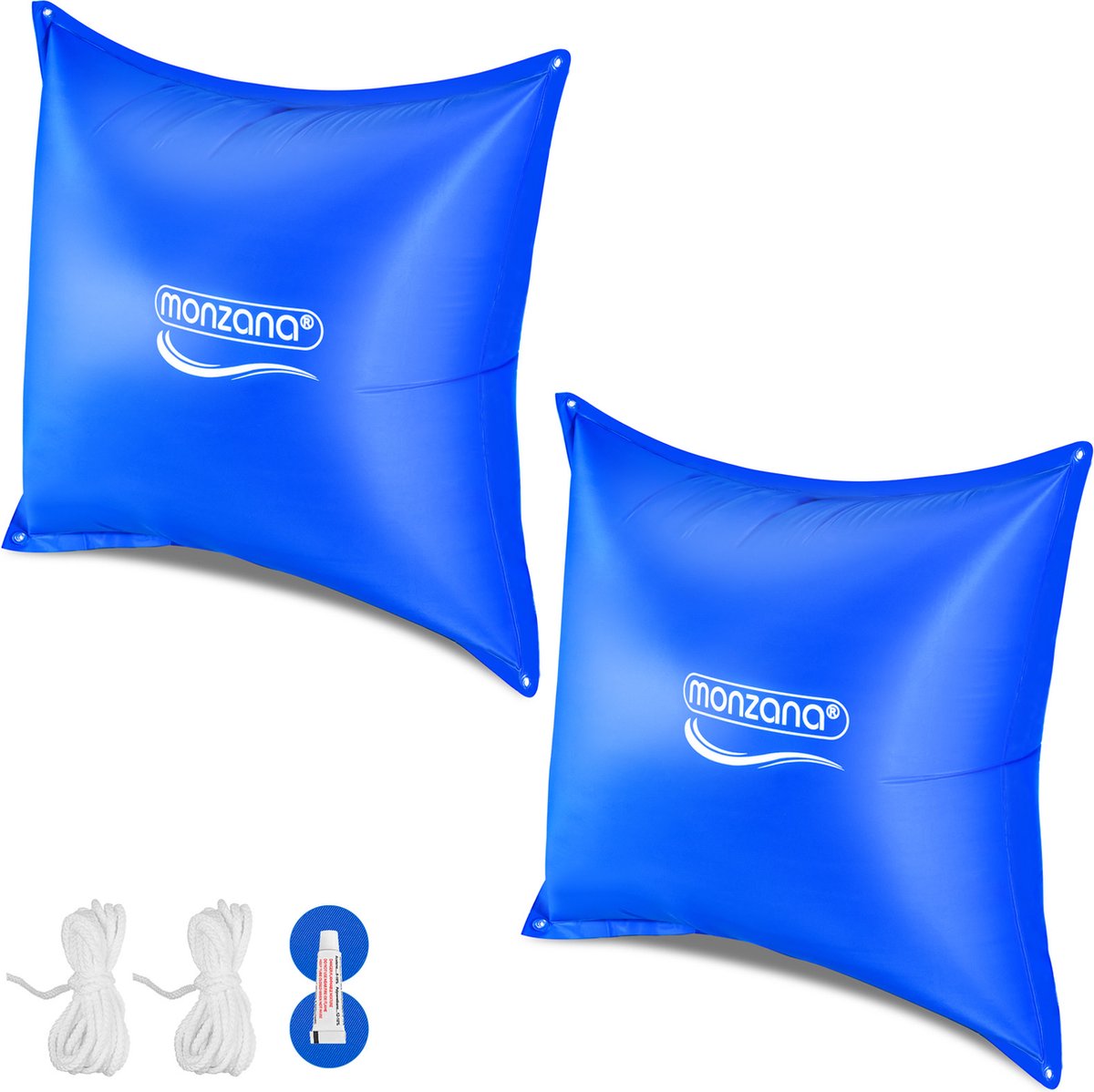 Monzana Zwembadkussen XL 2 stuks - Chloorbestendig PVC – Blauw