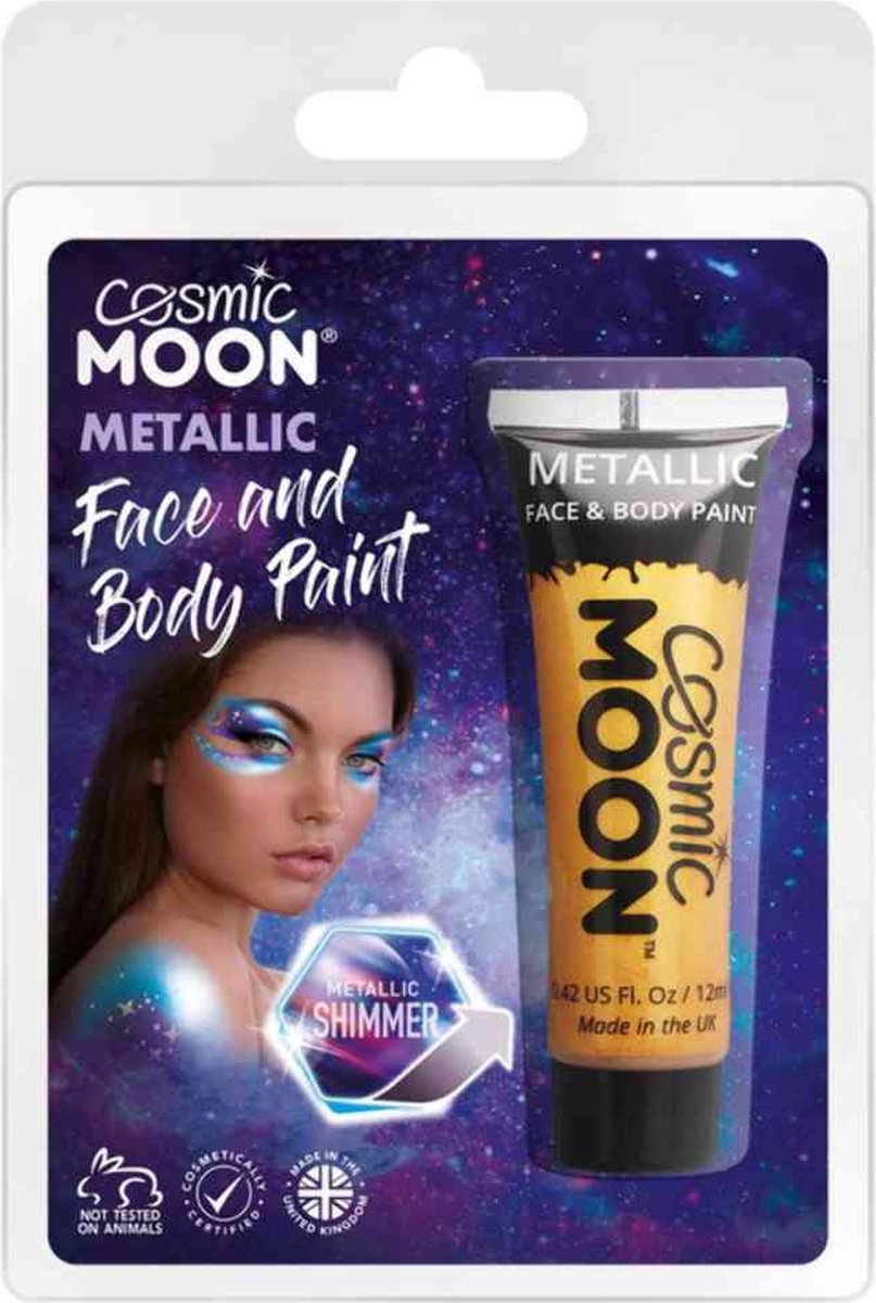 Moon Creations Face & Body Paint Schmink Cosmic Moon Metallic Goudkleurig