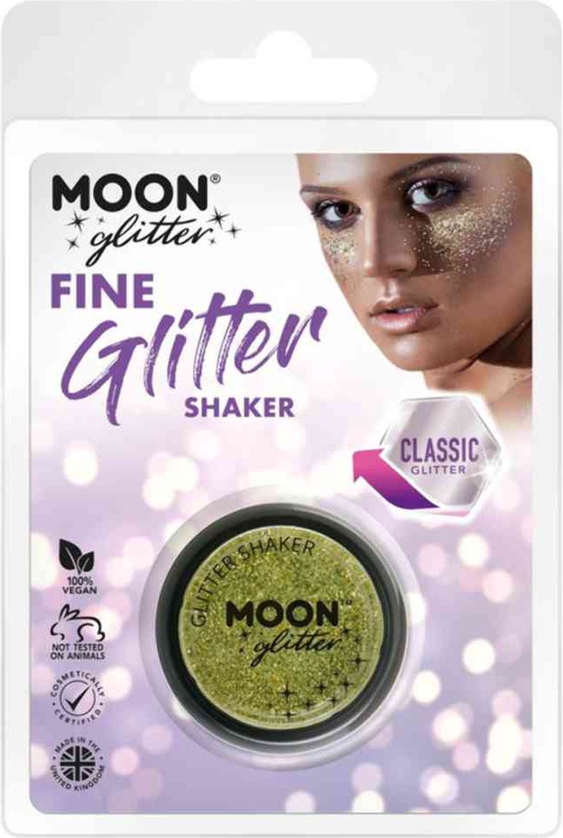 Moon Creations Glitter Makeup Moon Glitter - Classic Fine Glitter Shaker Goudkleurig