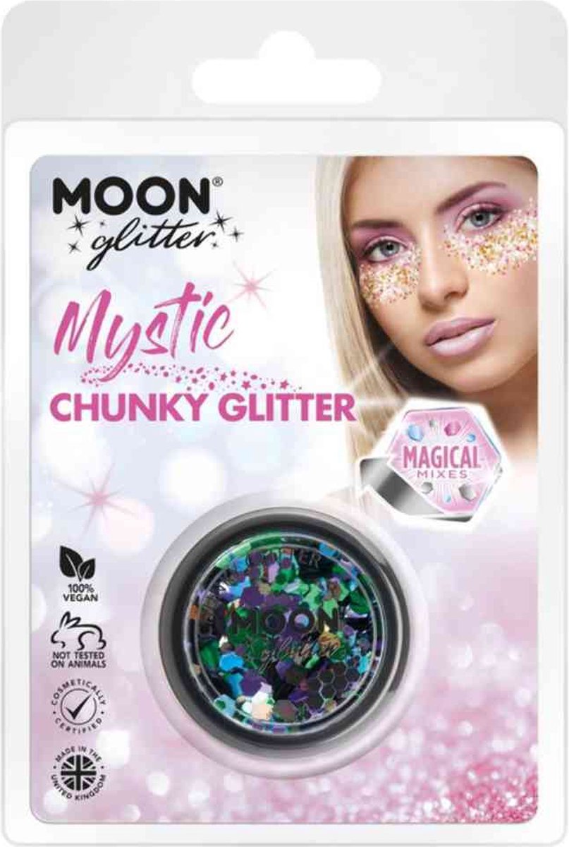 Moon Creations Glitter Makeup Moon Glitter - Mystic Chunky Glitter - Galaxy Multicolours