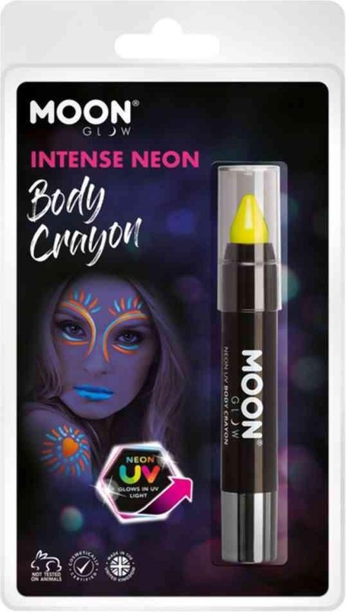 Moon Creations Schmink Stift Moon Glow - Intense Neon UV Geel