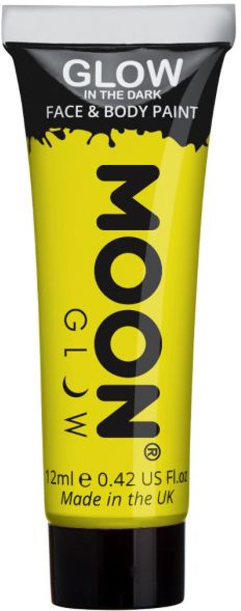 Moon-Glow Glow In The Dark Face & body paint Geel