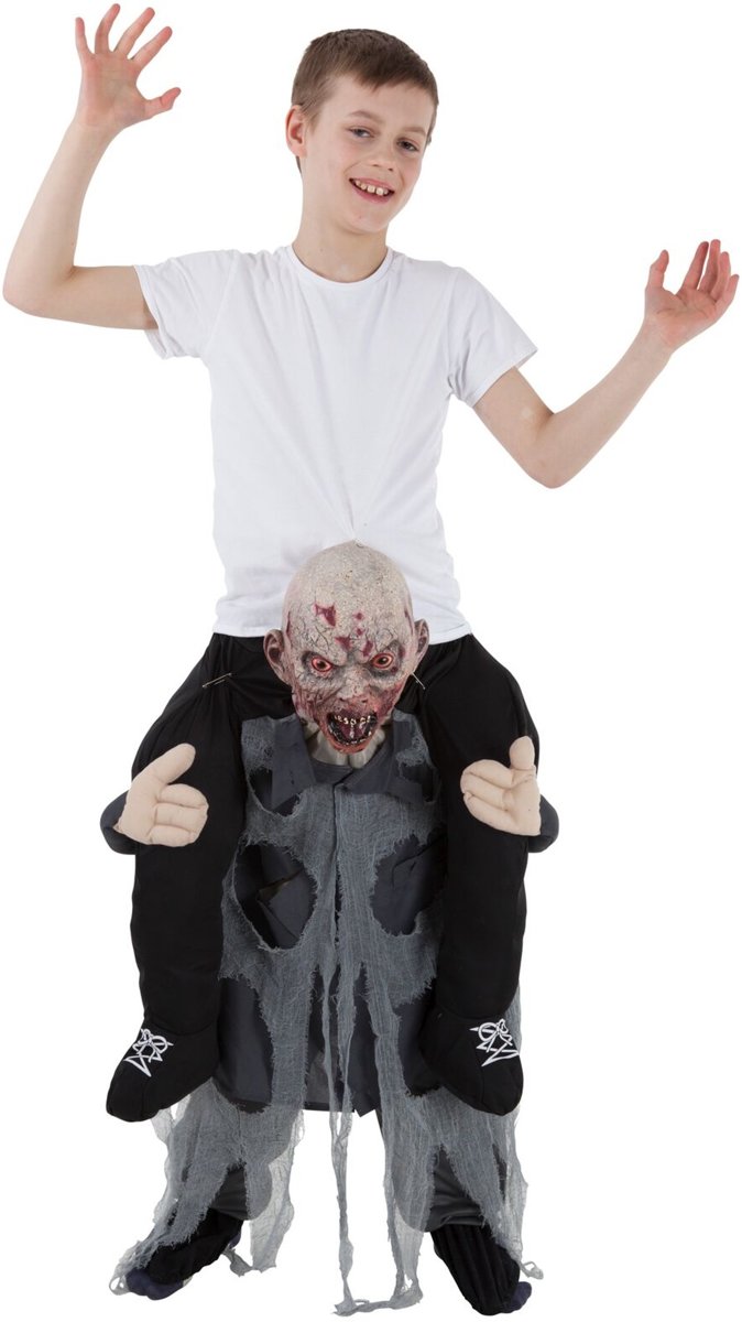 Gedragen door een zombie Morphsuits™ kostuum voor kinderen - Verkleedkleding